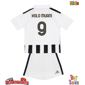 Juventus Randal Kolo Muani #9 Replica Home Stadium Kit for Kids 2026-27 Short Sleeve (+ pants)